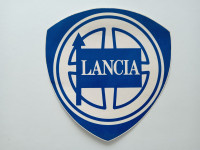 VELIKA NOVA ORIGINAL LANCIA SAMOLJEPLJIVA NALJEPNICA 25x25cm OLDTIMER