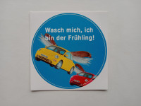 VW NOVA BUBA - NOVA SAMOLJEPLJIVA NALJEPNICA 8,5cm x 8,5cm