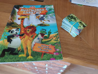 Životinjsko carstvo album i cijeli lot sličica 250 kom,(kodovi važeći)