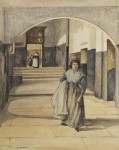 A. MORANDI - PRISON DA St. LAZARE - PASTEL