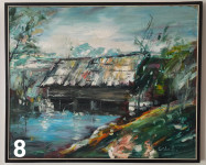 Akademski slikar prof. Stipe Golac, ulja na platnu. razni motivi