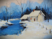 AKVARELI, AKRILI, ORIGINALI  dimenz. cca 26-36 cm 100  Eu !