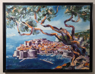 Ante Bakter - Dubrovnik ulje na platnu !!!