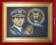 Ante Gotovina - 2008g., ulje na platnu, 90 x 120 cm - Nina Lovrić