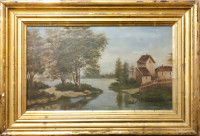 antique ulje na kartonu