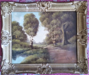 antique ulje na platnu