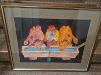 Anton Repnik - 1988.god. - tuš i akvarel