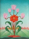 Antun Bahunek "Cvjetovi" serigrafija 70x50cm