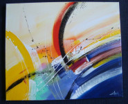 Domenico Gonzi - acril na platnu