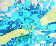 apstrakcija - ulje na platnu