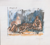 Baraylia - Figura u odmoru (Kompozicija s tri akta) 1960