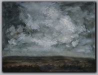 Bijeli oblaci - pejzaži - ulja na platnu - umjetničke slike prodaja
