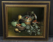 Biserka Zlatar Milinković, naiva, ulje na staklu