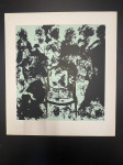 BORIS BUĆAN - Francuska revolucija - grafika, sitotisak, 55 x 50 cm