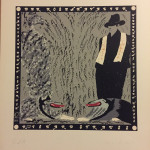 BORIS BUĆAN, grafika, sitotisak, 50 x 55 cm