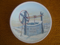 Bunar - Oslikani dekorativni tanjur