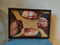 Crnkinje, 3 D, posebna tehnika, uramljeno