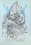 Danijel Butala "Zimski susret" svilotisak serigrafija 70x50cm; iz 1991