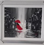 Djevojka i kišobran