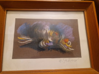 Đorđe Petrović -  oko 1977.god. - pastel - apstrakcija