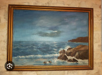 Dunav Rendić,  ogromno ulje na platnu