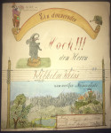 Dvorac Löwenburg  (Kassel, Njemačka) - Naslikani plakat iz 1902.g.