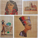 Slike na egipatskom papirusu - više komada