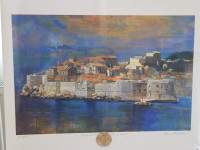 Fadil Vejzivić, grafika, "Dubrovnik"