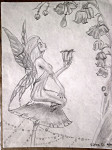 Fantasy art, olovka, A5