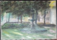 Franjo Hvalić - suhi pastel - 38x27cm - Certifikat