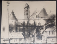 Franjo Hvalić - ugljen - 27x34cm