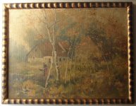 Franz Rosmann – staro ulje na lesonitu austrijskog slikara iz 1910.g.!
