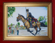 U galop, u sridu, 2007., ulje na platnu, 90 x 120 cm - Nina Lovrić