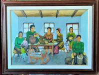 Gjuro Horvat - ulje na kartonu