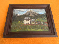 Gorski pejzaž - Ulje na dasci