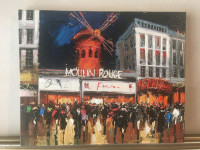 grafika dorađena uljem, Rendulić, dimenzije: 20x30cm