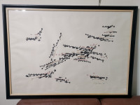 Gvaš Gliha 72x100cm+Okvir, 68.Godina