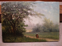 Hanotel, Auguste  - ulje/drvo