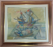 Mladen Veža - ulje na platnu