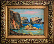 Ivan Mirković, ulje na kartonu