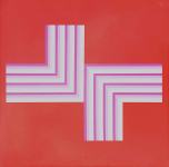 Ivan Picelj "Geometrija" svilotisak serigrafija 70x70cm, oko 1970