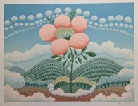 Ivan Rabuzin "Cvijet" svilotisak serigrafija 70x100cm; iz 1978 godine;