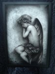 "Angel boy" slika, 135x95cm, zracni kist