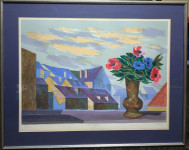 Josip Biffel - Cvijeće na prozoru