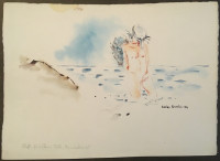 JUAN CARLOS BRONSTEIN - Akvarel - kolumbijsko-izraelski slikar