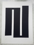Julije Knifer "Meandar 3" svilotisak serigrafija 70×50cm