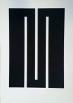 Julije Knifer "Meandar 4" svilotisak serigrafija 70x50cm