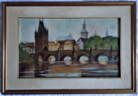Karlov most - ulje na platnu