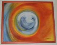 Komet - ulje na platnu