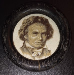 Konstantin Metlić - Beethoven - Goblen - Promjer 13cm - s izložbe